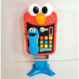 Sesame Street Elmo Payphone Sing Learn Karaoke Toy Elmo Cookie Monster Tested